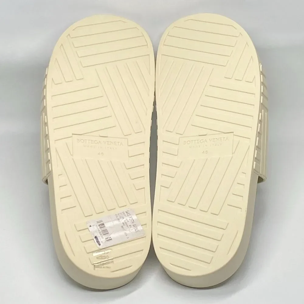 Bottega Veneta Rubber Slide Sandals size 46/us size 13